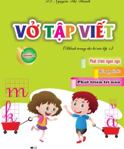 Bộ 2 cuốn vở tấp viết cho bé